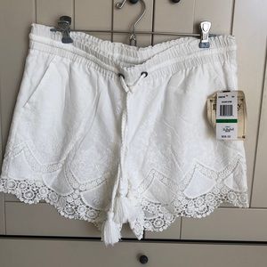 Democracy cotton shorts.